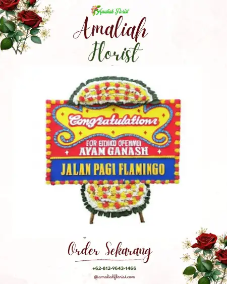 Sewa Papan Bunga Silaing Atas